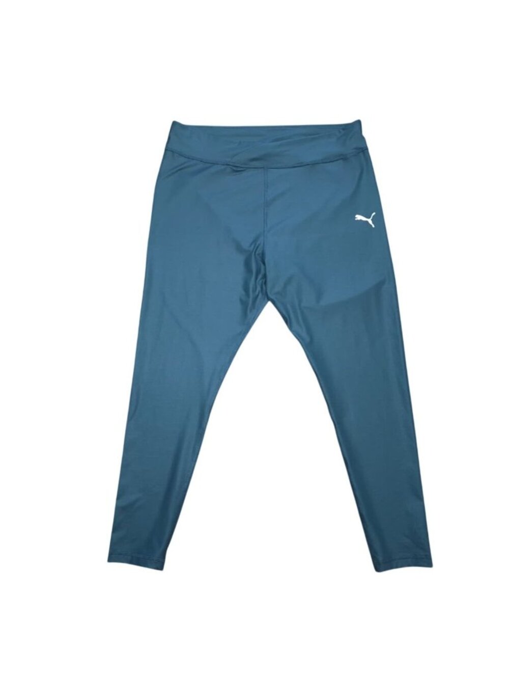 Puma Women's Active Leggings Size L Blue Stretch Training Workout Pants